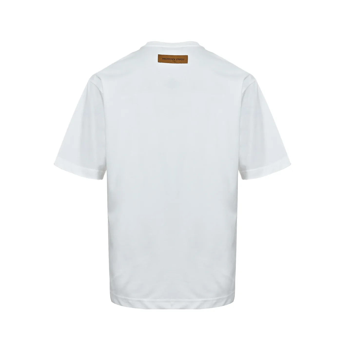 Louis Vuitton/Louis Vuitton white dove print short sleeves